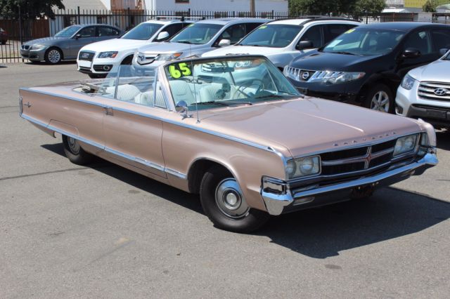 1965 Gold Chrysler 300 Series 2 Door Convertible