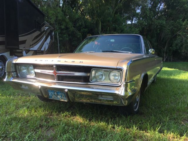 1965 Tan Chrysler 300 Series Coupe