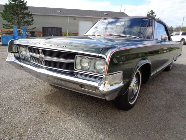 1965 Green Chrysler 300 Series Convertible