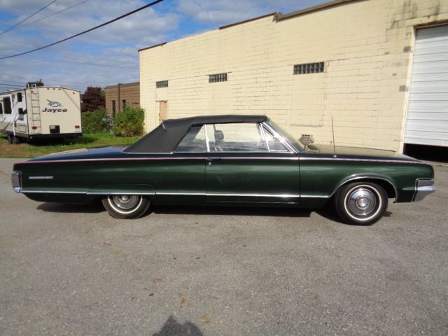 1965 Green Chrysler 300 Series Convertible