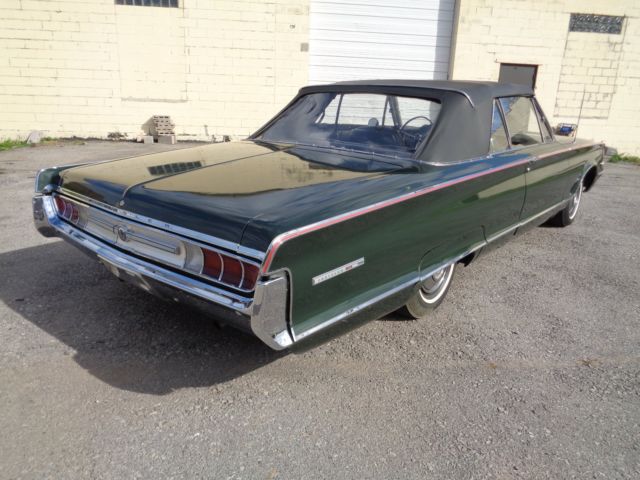 1965 Green Chrysler 300 Series Convertible