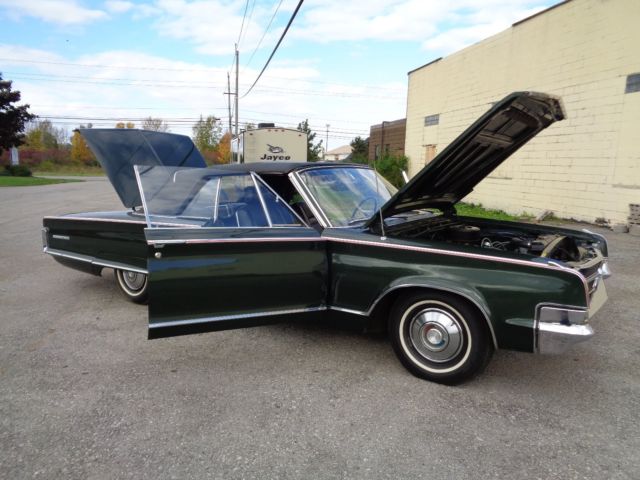 1965 Green Chrysler 300 Series Convertible