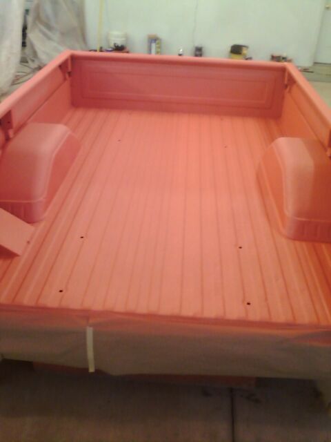 1965 Orange and White Chevrolet C-10 Fleetside