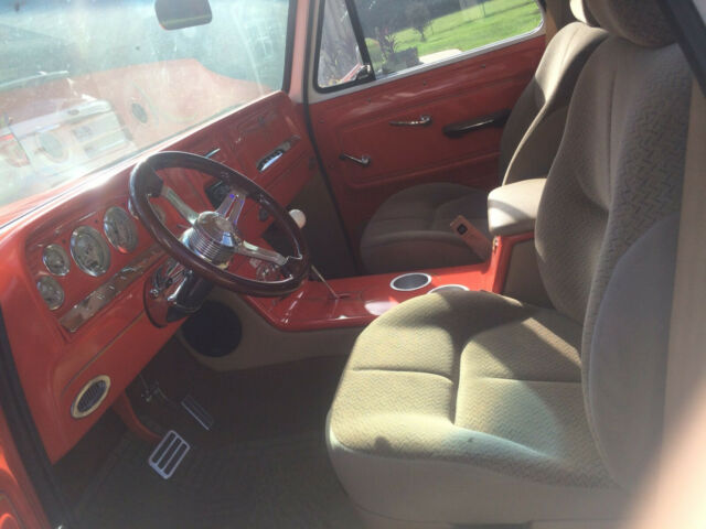1965 Orange and White Chevrolet C-10 Fleetside