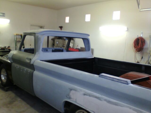 1965 Orange and White Chevrolet C-10 Fleetside