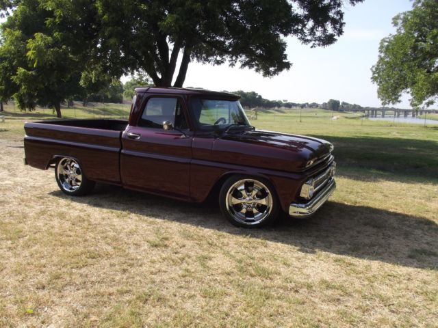 1965 Dark Carmine Chevrolet C-10 Standard Cab Pickup