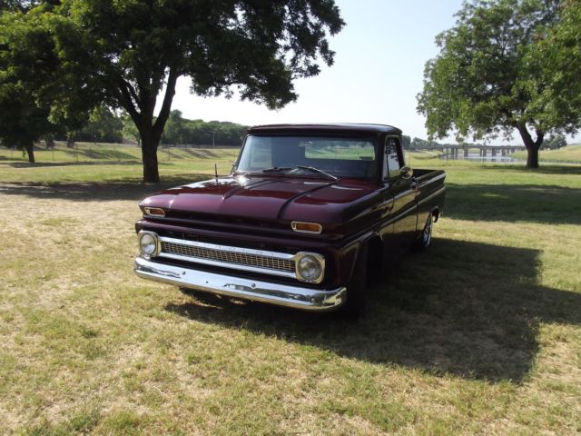 1965 Dark Carmine Chevrolet C-10 Standard Cab Pickup
