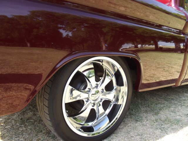 1965 Dark Carmine Chevrolet C-10 Standard Cab Pickup