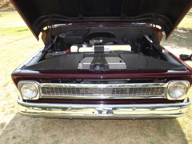 1965 Dark Carmine Chevrolet C-10 Standard Cab Pickup
