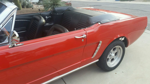 1965 Rangoon Red Ford Mustang Convertible
