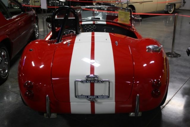 1965 Red Shelby Cobra roadster