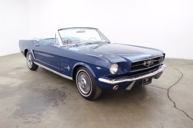 1965 Blue Ford Mustang