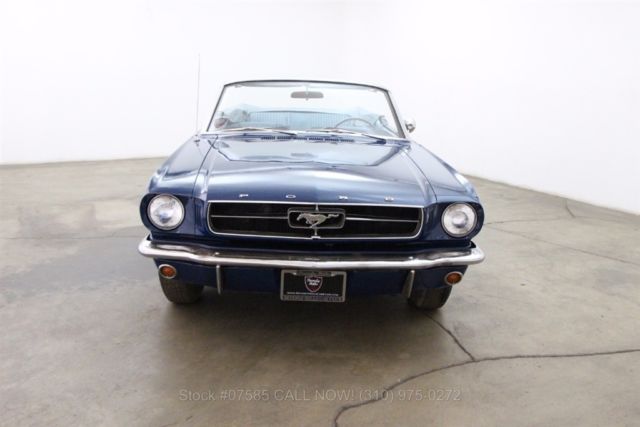 1965 Blue Ford Mustang