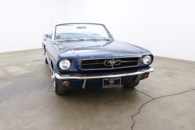 1965 Blue Ford Mustang