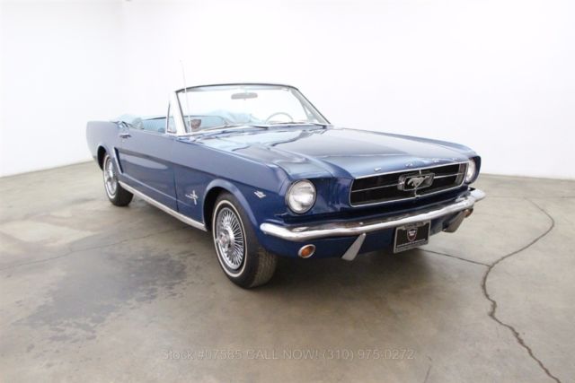 1965 Blue Ford Mustang