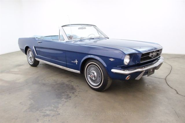 1965 Blue Ford Mustang
