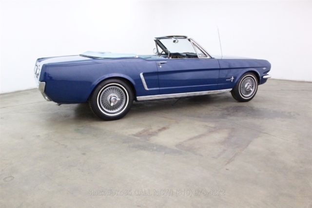 1965 Blue Ford Mustang