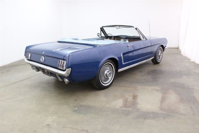 1965 Blue Ford Mustang