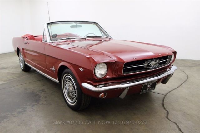 1965 Red Ford Mustang