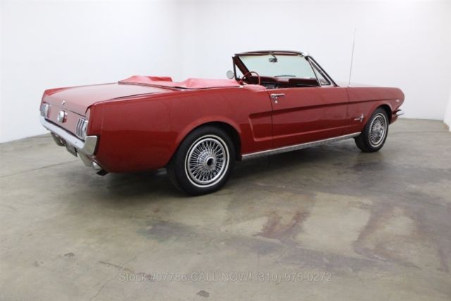 1965 Red Ford Mustang