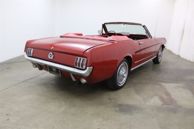 1965 Red Ford Mustang