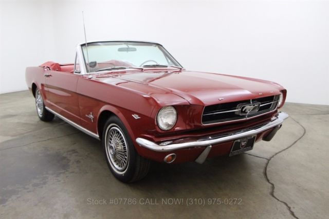 1965 Red Ford Mustang