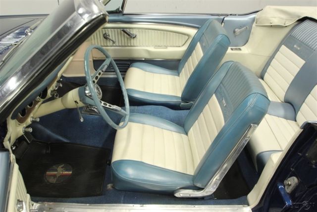 1965 Blue Ford Mustang