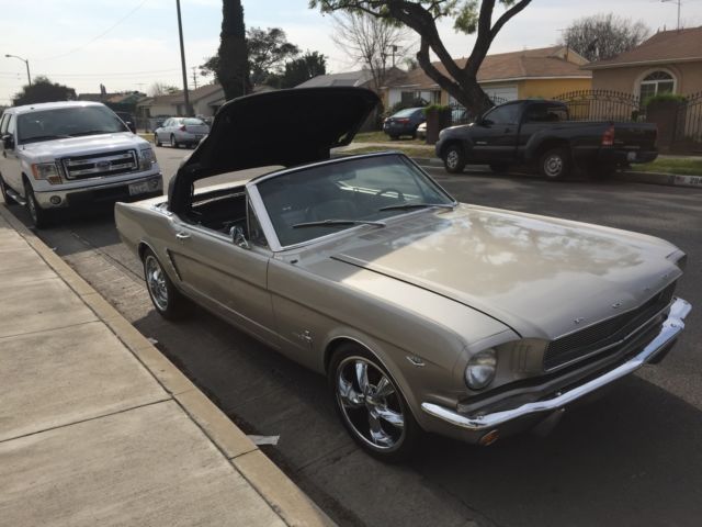 1965 Black Ford Mustang Convertible