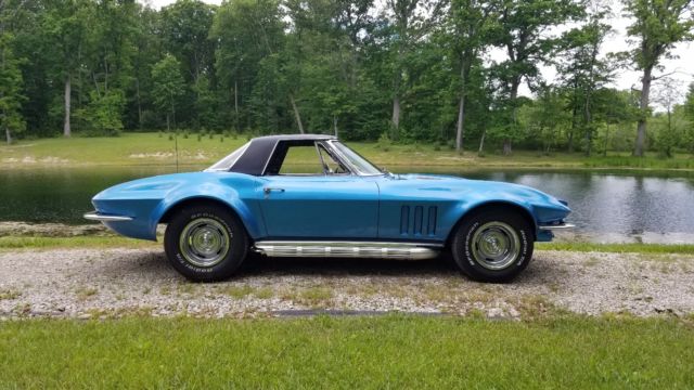 1965 Blue Chevrolet Corvette Convertible