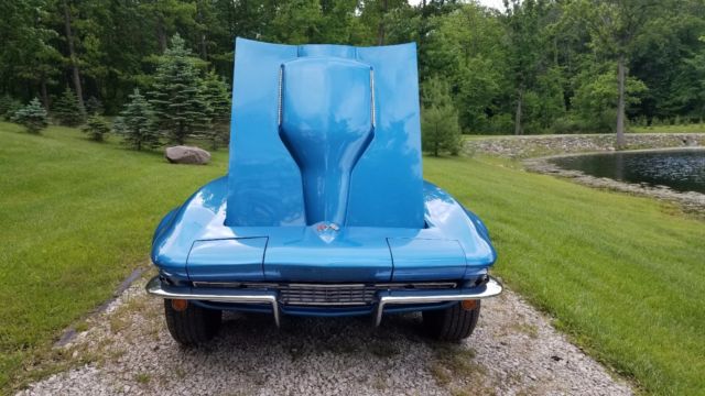 1965 Blue Chevrolet Corvette Convertible
