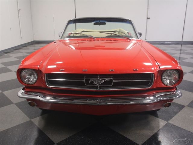 1965 Yellow Ford Mustang