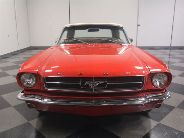 1965 Yellow Ford Mustang