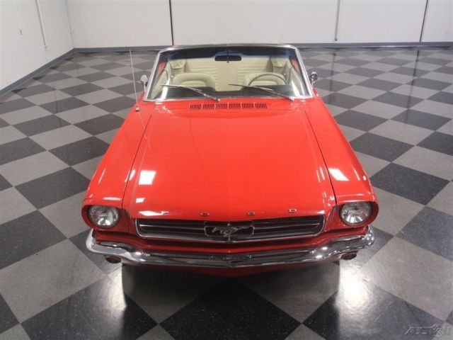 1965 Yellow Ford Mustang