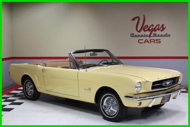 1965 Yellow Ford Mustang