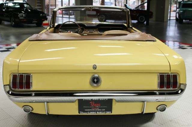 1965 Yellow Ford Mustang
