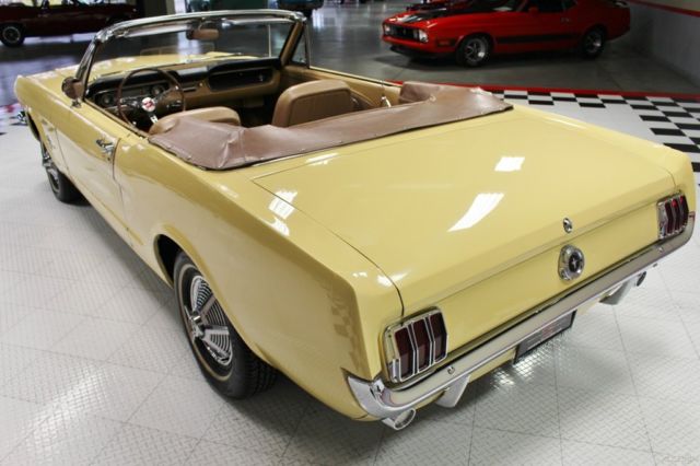 1965 Yellow Ford Mustang