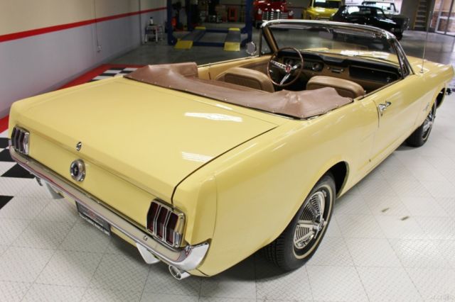 1965 Yellow Ford Mustang