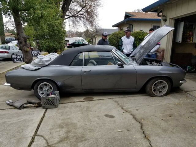 1965 Gray Chevrolet Corvair Convertible