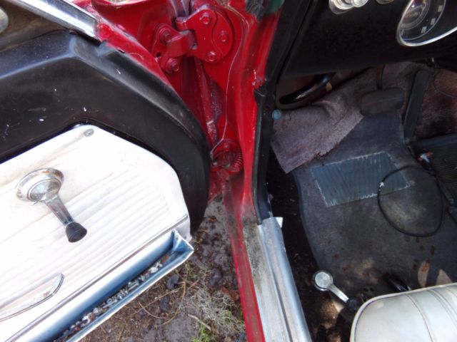 1965 Red Chevrolet Corvair Coupe