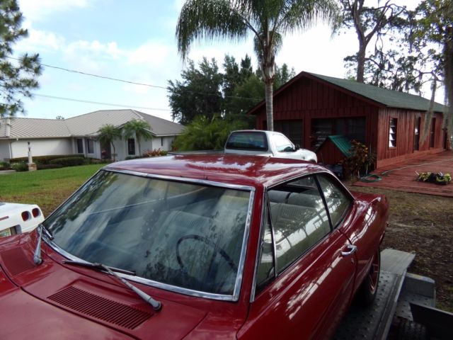 1965 Red Chevrolet Corvair Coupe