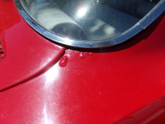 1965 Red Chevrolet Corvair Coupe