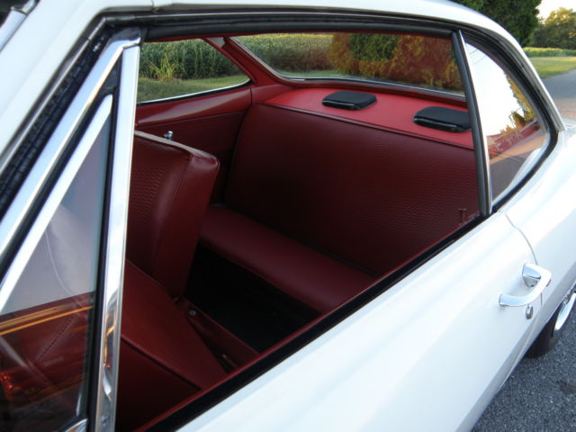 1965 White Chevrolet Corvair Coupe