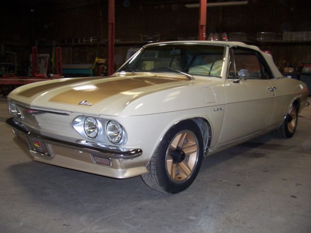 1965 Tan Chevrolet Corvair Convertible