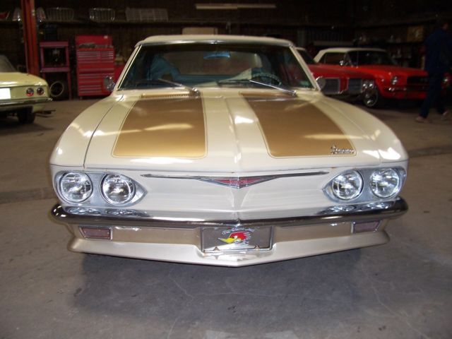 1965 Tan Chevrolet Corvair Convertible