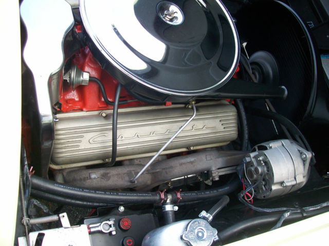 1965 Yellow Chevrolet Corvette Convertible