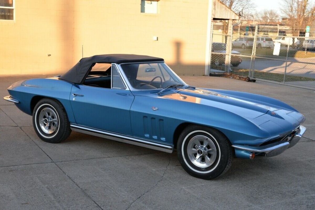 1965 Blue Chevrolet Corvette Convertible