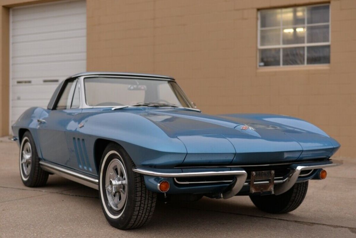 1965 Blue Chevrolet Corvette Convertible