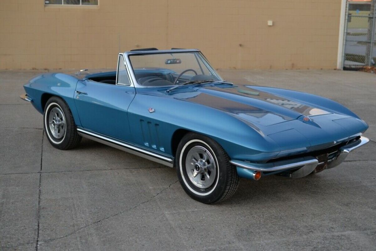 1965 Blue Chevrolet Corvette Convertible