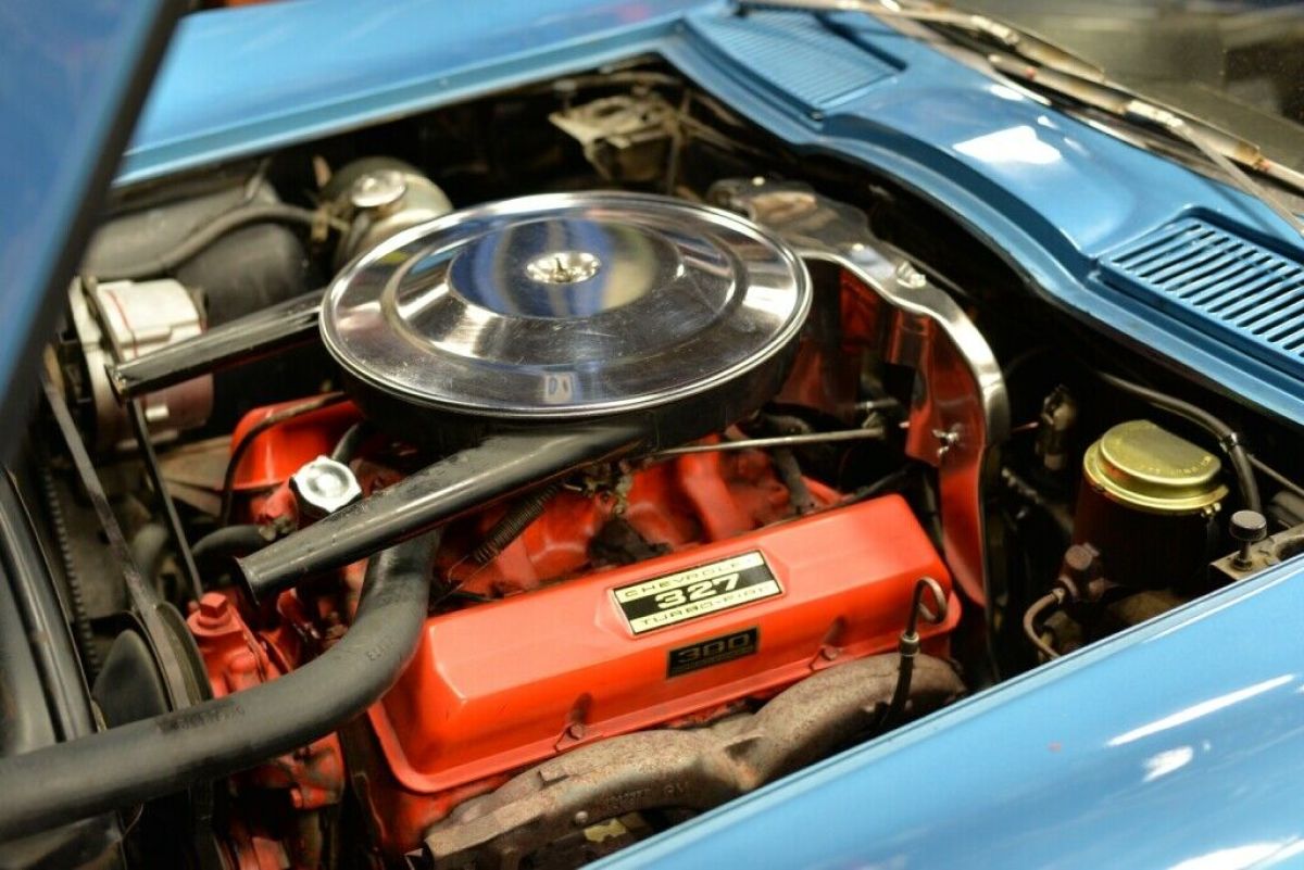 1965 Blue Chevrolet Corvette Convertible