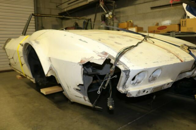 1965 White Chevrolet Corvette Convertible